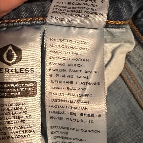 Levi's 501 Buttonfly Classic Indigo Jeans - Picture 4 of 5